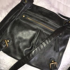 Cesca faux leather purse